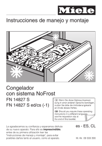 Instrucciones de manejo y montaje Congelador con sistema