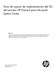 Implementación del SO del servidor HP ProLiant para Microsoft