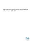 Interfaz gráfica de usuario de Dell Lifecycle Controller Guía del