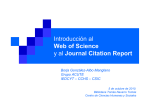 Introducción al Web of Science y al Journal Citation Report