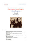 Karl Marx y Federico Engels Obras Escogidas Tomo II