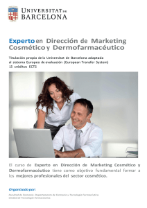 Curso de Experto en Dirección de Marketing Cosmético y