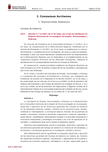 Decreto n.º 71/2017 - Boletín Oficial de la Región de Murcia