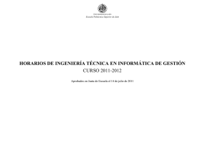 Primer Cuatrimestre - Escuela Politécnica Superior de Jaén