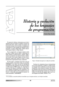 Historia y evolución de los lenguajes de programación