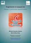 Programación en Lenguaje Java. Problema 7.1. Uso de ArrayList