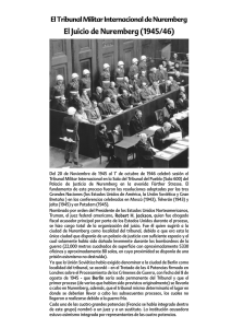 El Juicio de Nuremberg (1945/46)