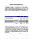 Resultados Generales del Sector Turístico Derrama económica y