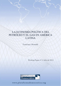 la economía política del petróleo y el gas en américa latina