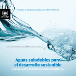 Aguas saludables para el desarrollo sostenible