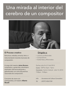 Una mirada al interior del cerebro de un compositor