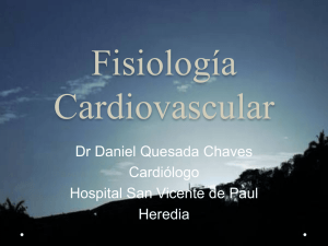 Charla fisiologÃa cardiovascular Dr Quesada Chaves