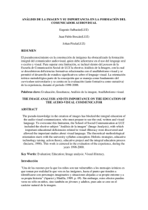 ANÁLISIS DE LA IMAGEN Y SU IMPORTANCIA EN LA