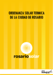 Ordenanza solar termica de la ciudad de rosario.