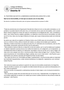 virus zica - emergencia sanitaria OMS