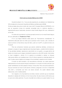 XXII Jornadas de la Asociación Española de Médicos de