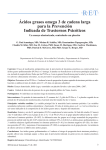 Ácidos grasos omega 3 de cadena larga para la Prevención