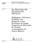 GAO-04-60, EL TRATADO DE GUADALUPE HIDALGO