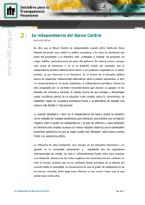 La independencia del Banco Central