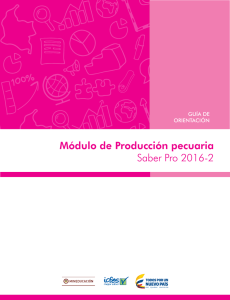 Módulo de Producción pecuaria Saber Pro 2016-2