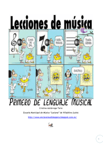 1º Lenguaje Musical – Escuela de Música “Laciana”