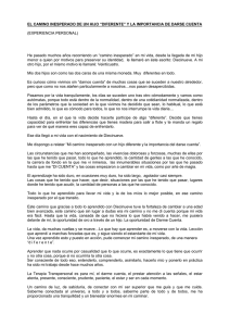 EL CAMINO INESPERADO DE UN HIJO “DIFERENTE”