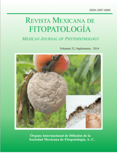 suplemento integrado 2014 - Revista Mexicana de Fitopatología