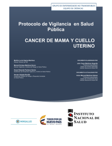 PRO Cancer de mama y cuello uterino