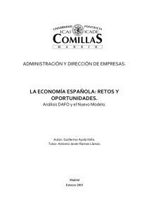 la economía española: retos y oportunidades.
