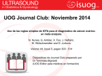 UOG Journal Club: Noviembre 2014