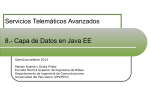 Capa de Datos en Java EE File - EHU-OCW