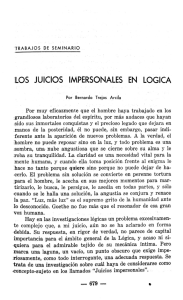 :LOS JUICIOS IMPERSONALES EN LOGICA