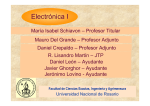 Electrónica I - FCEIA