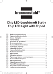 Chip LED-Leuchte mit Stativ Chip LED Light with Tripod