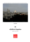 El «Edificio España» - Madrid, Ciudadanía y Patrimonio