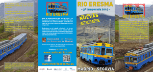 rio eresma - Tren Río Eresma