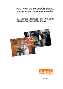 politicas de inclusión social y población gitana en españa
