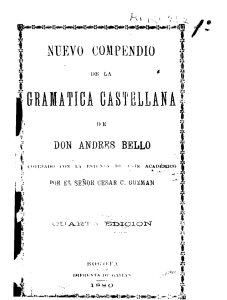 gramatica castellana - Actividad Cultural del Banco de la República