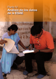 Parte IV Análisis de los datos de la ESAE