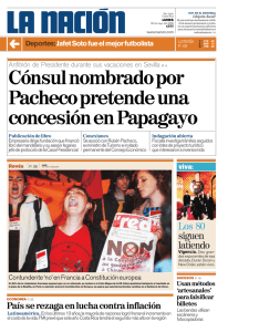 C&oacute;nsul nombrado por Pacheco pretende una concesi&oacute;n