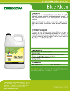 Ingredientes: Sales cuaternarias de amonio