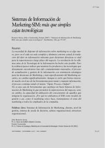 Sistemas de Información de Marketing-SIM