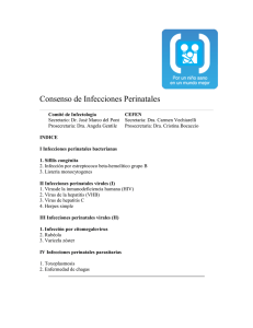 Infecciones perinatales - Sociedad Argentina de Pediatria