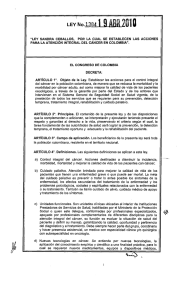 Ley 1384 de 2010 - Presidencia de la República