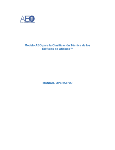Modelo AEO para la Clasificaci&oacute;n T&eacute;cnica de los Edificios de