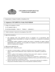 ESTADÍSTICA PARA INGENIEROS - Departamento de Cómputo