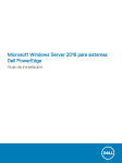 Microsoft Windows Server 2016 para sistemas Dell PowerEdge