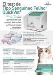 El test de Tipo Sanguíneo Felino™ QuickVet®