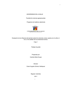 i i UNIVERSIDAD DE LA SALLE Facultad de ciencias agropecuarias