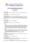 Reglamento XXXV San Silvestre Lagunera ()